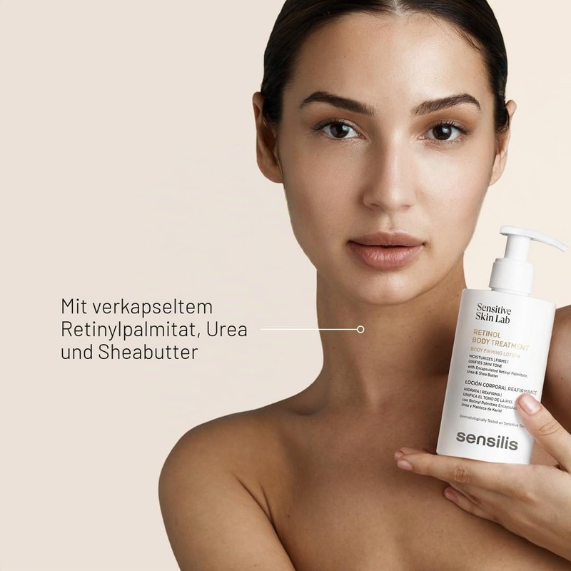 Sensilis Retinol Body Treatment, Firming & Moisturising Body Lotion with