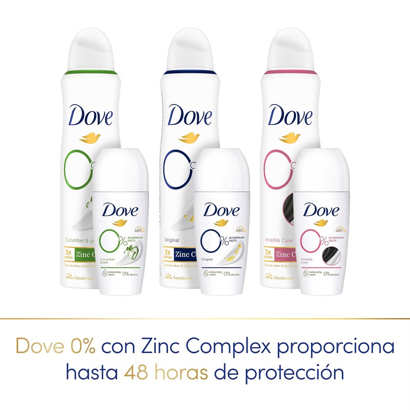 Dove Roll-on Original without Aluminium / Alcohol (for 24 Hour