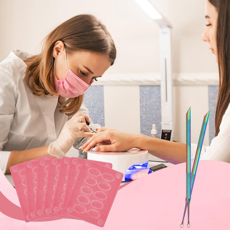 Asheyya 2 Pcs Nails Etching Tool, Cuticle Scraper for Gel