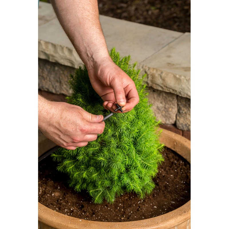 Rain Bird POTTEDKIT Drip Irrigation Container/Potted Plant Watering Kit, Connects