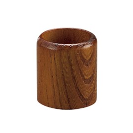 Yamako 15251 Wooden Round Toothpick Stand (Brown)