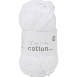 50 g Creative Cotton Aran cotton crochet, 85 m run length, ball