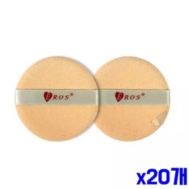 bns 부드러운 원형 분첩 2P x20개 스펀지 화장 메이크업 BNS Soft Round Makeup Sponge 2P x 20 Pieces