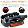 Bangbobi 10 Pezzi Catarifrangenti per Biciclette, Pellicola Riflettente per Pedali,