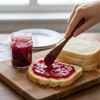 TIESOME 6Pcs 5.9 Inch Wooden Butter Knife, Jam Spreader, Natural
