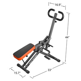 SogesGame Squat Machine for Home, 2 in 1 Squat Rowing Machine, Foldable Leg Training Machine, Squat Trainer for Glutes & Legs Workout