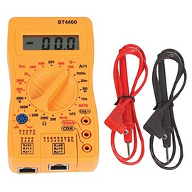 DURATOOL D03305 600V AC/DC Network Digital Multimeter, Yellow