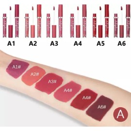 Set de 6 labiales Handaiyan Z Lápiz Labial color rosa mate