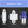Bawkars 24 PCS Car Led Lights Interior, Dome Light LED