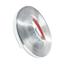 SCUARI 1/2 Inch Wide Chrome Tape,25FT Chrome Tape for Cars,Car Accessories Car Trim,Automotive Chromes Trim Molding,Auto Body Chromes Trims Strip,Universal Trims for Most Truck RV Door Window