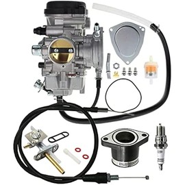 Kodiak 450 Carburetor Yamaha YFM450 Carb 4X4 4WD 2003 2004 2005 2006 ATV With Intake Boot Joint And Throttle cable