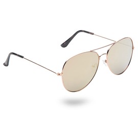 EYELEVEL Women's Maddox Rose Gold Pilot Style Sunglasses, One Size