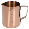 Milk Frothing Pitcher, 550ml Milk Frother Cup 304 Stainless Steel
