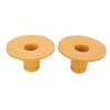 2pcs Rear Spring Bump Stop PU Yellow 12802494 Good Performance