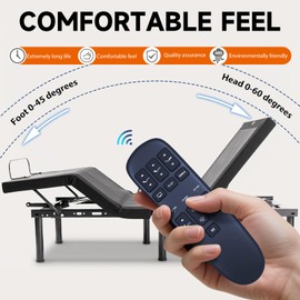 ZWP RF373E Replacement Remote Control Compatible for Sleep Science RF373E JLDK.28.10.17 JLDK.28.10.19, for Ergomotion Blissful Nights Sleep Science Q-Plus Adjustable Bed Base