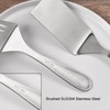 IMEEA Metal Spatulas Set SUS304 Stainless Steel Griddle Spatula Slotted