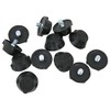 Precision Ultra Flat Rubber Football Studs Set of 12 -