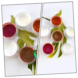 DOITOOL 6Pcs Pearlescent Mica Powder Set Vibrant Pigment for Crafts Soap Making Nail Art More Effects Versatile for DIY Projects