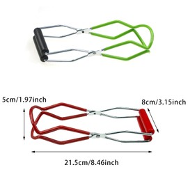 Preserving Jar Lifter Tongs for All Sizes Ideal Preserving Jars Preserves Lifter Aid for Preserving Jars Kitchen Pack of 2