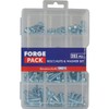 ForgePack Bolts w/Nuts & Washers | Assorted | Zinc Plated