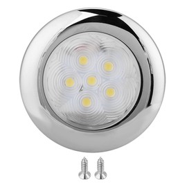 For Marine Boat Yacht 6 LED Light Dome light Lamp 12V DC Stainless Steel White