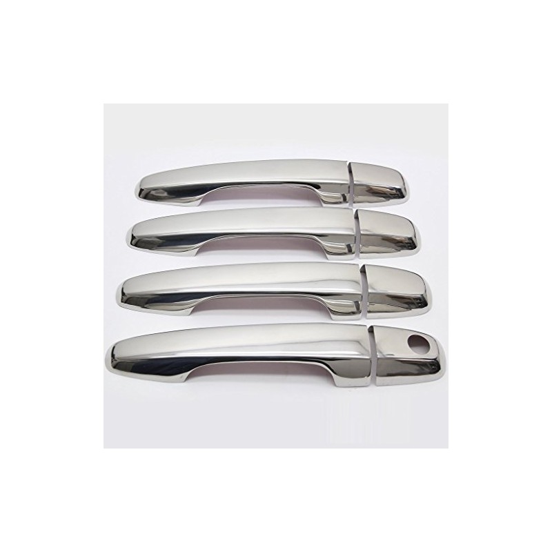 Recambo Stainless Steel Door Handle Trim Caps Set V2A Compatible