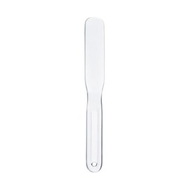 Meister Spatula, Clear, L Size, Length 7.5 inches (19 cm), Plastic Spatula, Spatula, Stick, Spatula, Salon, Pack, Cream