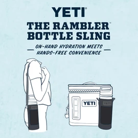 YETI Large Bottle Sling for Rambler 26 & 36 oz. Bottles, Camp Green