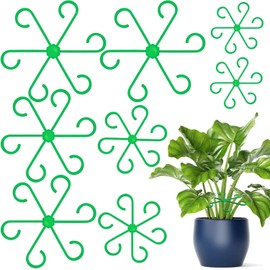 Brimoon 8pcs Plant Stem Support for Indoor Plants, 4 Sizes Reusable Monstera Plant Stem Stabilizer, Plant Stem Holder for Thriving Growth