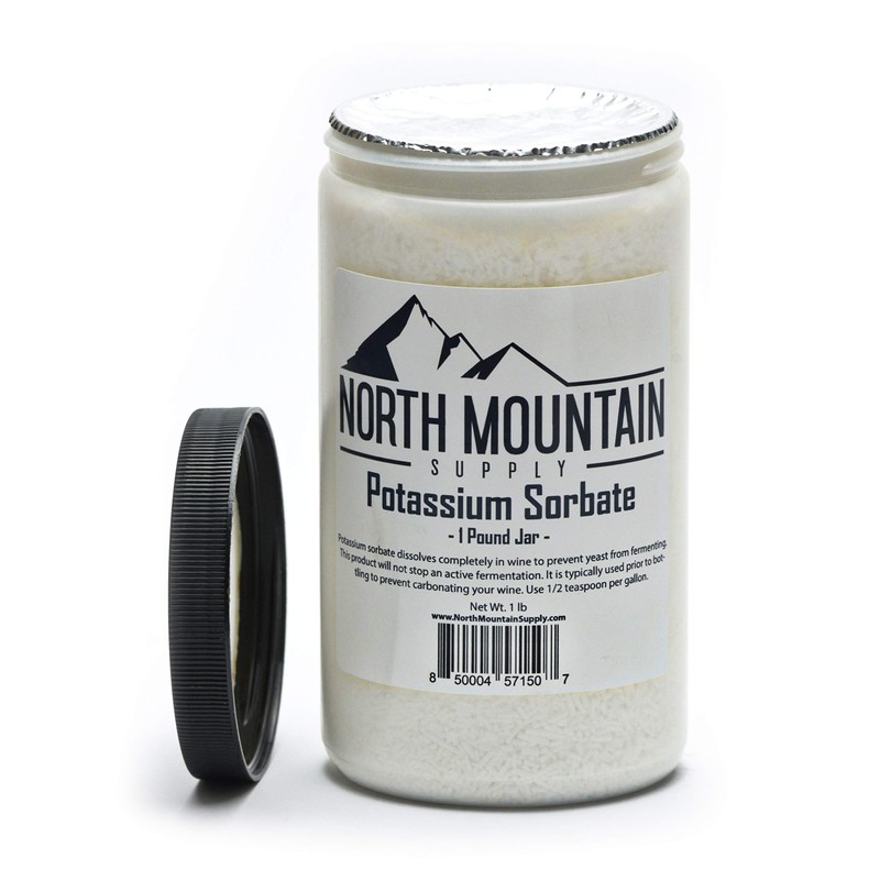 North Mountain Supply Food Grade Potassium Sorbate Stabilizer for Wine,