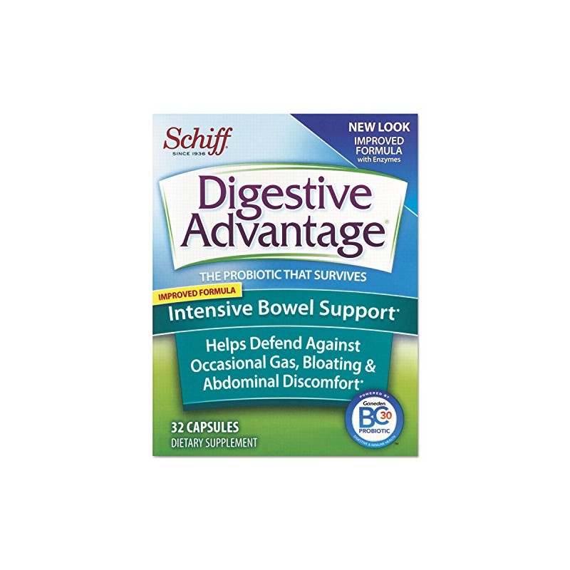 Digestive Advantage Probiotic Intensive Bowel Support Capsule, 32 Per Package