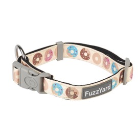 Fuzzyard Go Nuts for Donuts Dog Collar, Small, Go Nuts for Donuts