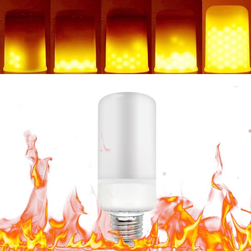 Tomshine LED Flame Flickering Effect Fire Light Bulb 3 Lighting