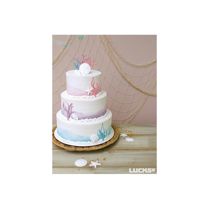 POSH BOXX Summer Ocean Sugar Top Decor - Sand dollar,