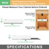 Pull out Cabinet Organizer, 2-pack, Expandable(12"-20") Heavy Duty Slide out