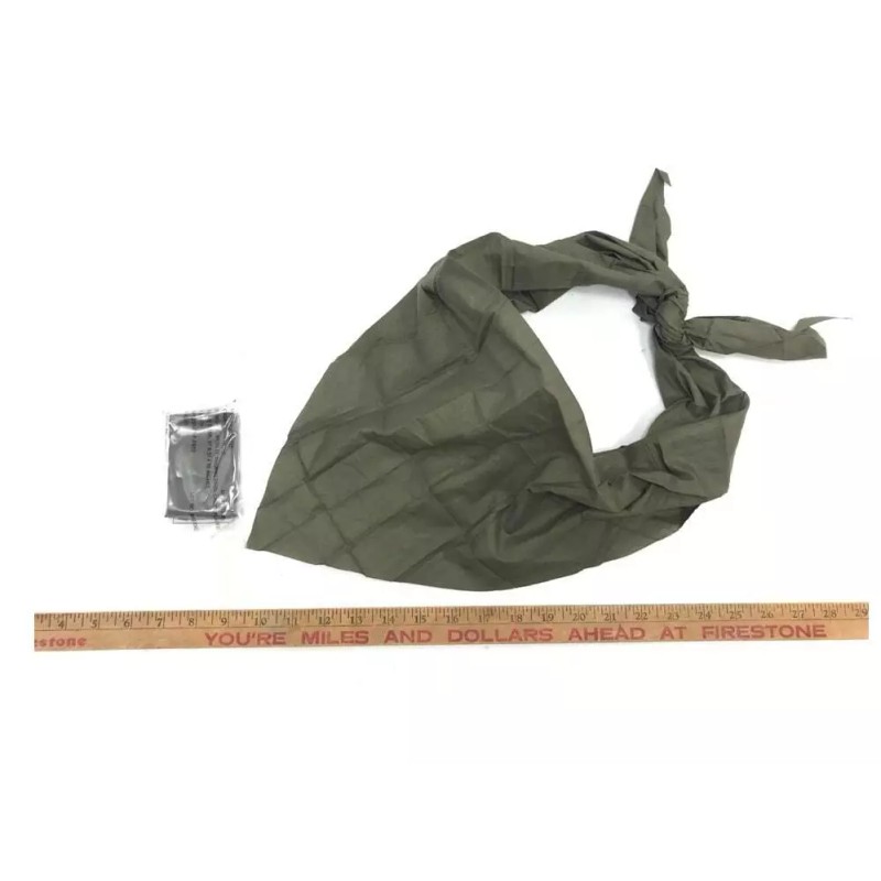 2 Muslin Compressed Triangular Bandages, Military First Aid (2 Bandages)