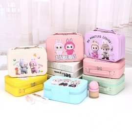 Multi-purpose Portable Cosmetic Storage Tote Pouch Large Capacity Square Bag No.3/25x18.5x11.5cm 5ea