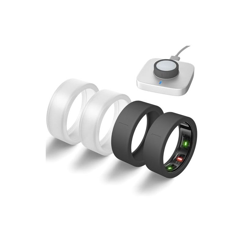 Ultra-Thin Silicone Cover for Oura Ring - 4 Pack