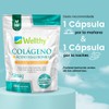 Wellthy Colágeno Hidrolizado + Ácido Hialurónico 120 Capsulas. 100% Natural,