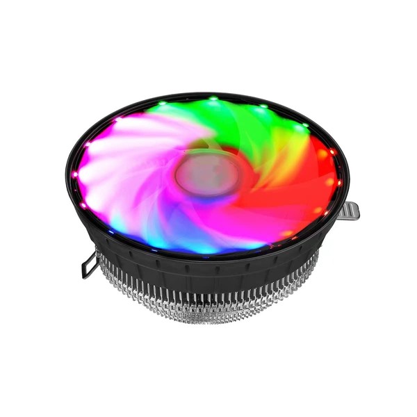 CPU Cooler Fan Heatsink RGB LED for Intel LGA1156/1155/1151/1150/775 AMD