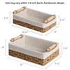 StorageWorks Bathroom Baskets for Organizing, Small Wicker Basket for Bathroom