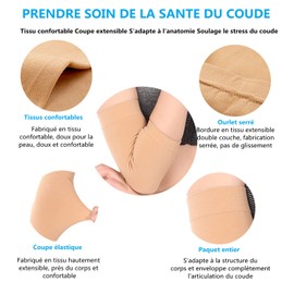 LATRAT Arm Shaper Elbow Pads Ultra Thin Forearm Tattoo Forearm Tattoo Compression Sleeve Breathable Sports Unisex