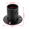 BTSKY Pack of 4 Stainless Steel Pole Sockets Flange Rod