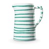 GMUNDNER KERAMIK Water Jug Capacity: 0.7 Litres Green Flamed Crockery