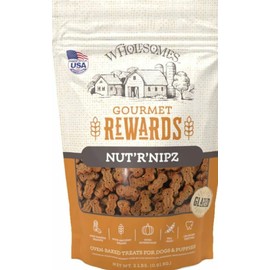 SPORTMiX Wholesomes Gourmet Rewards Nut'R'Nipz Dog Biscuits, Peanut Butter, 2Lb. Bag (2100306)