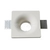 VT-714 GU10 Gypsum Fitting Square-White