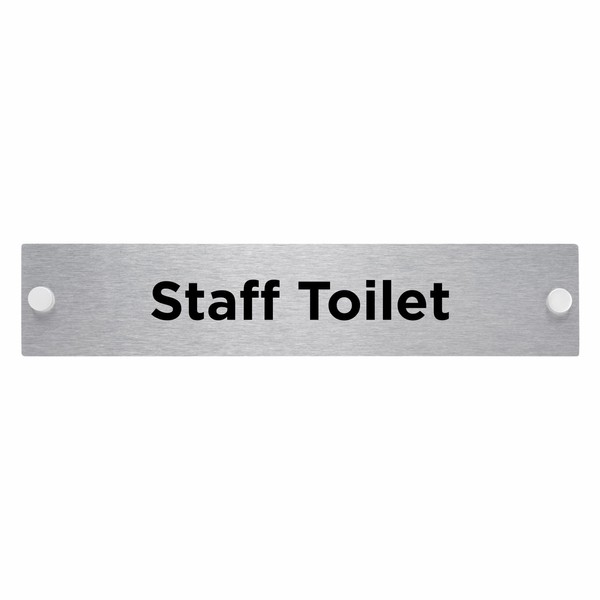 ViroDisplay® Standoff Aluminium Sign – 300 x 60mm – Premium