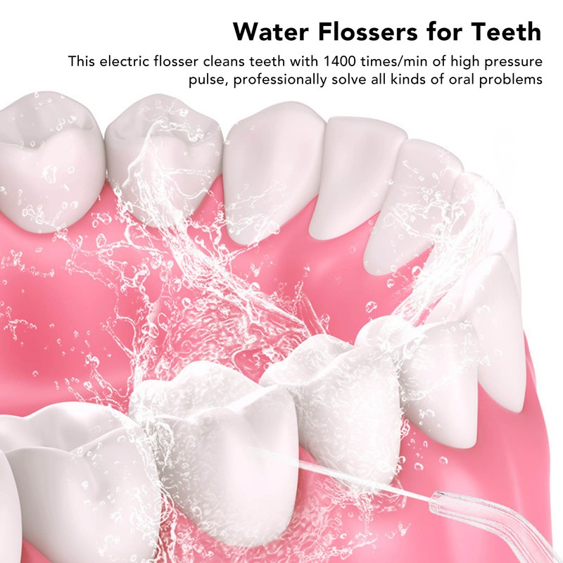 Electric Flosser 220ml 3 Modes 4 Tips Deep Oral Cleaning