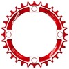 Reverse Chainring Black One Narrow Wide 104 mm Black/Red: Size: