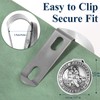 2PCS St Christopher Medal for Car Visor Clips, Catholic Gift